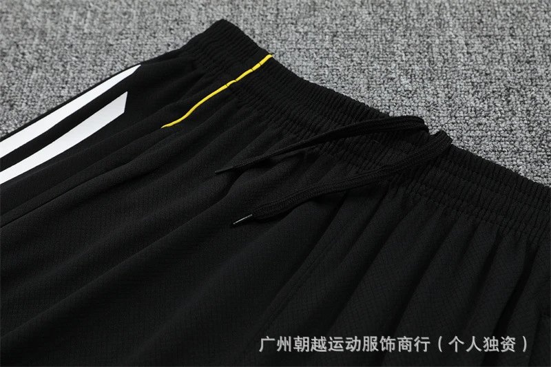 AFA Argentina National Team Training Kit Light Gray / Black Jersey and Shorts Set - 10