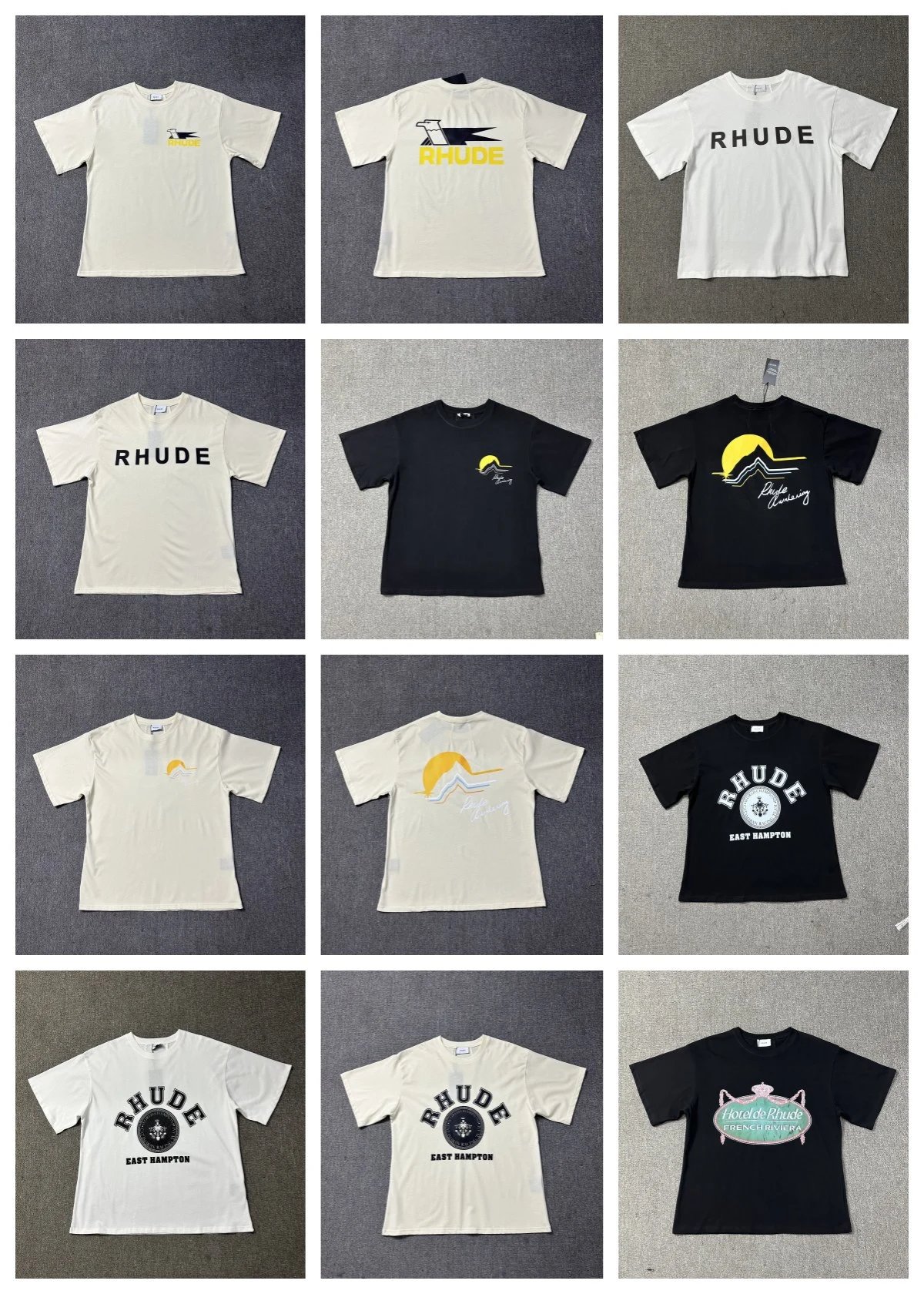 Rhude Mountain Sunrise White T-Shirt - 11