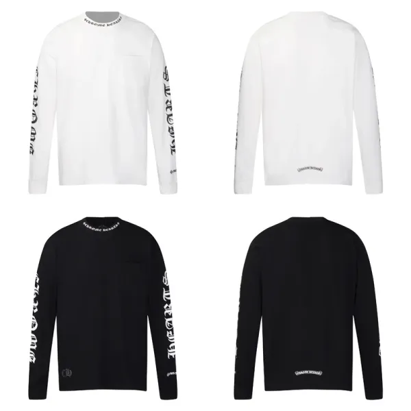Chrome Hearts Multicolor Cross Cluster Long Sleeve T-Shirt Black - 26