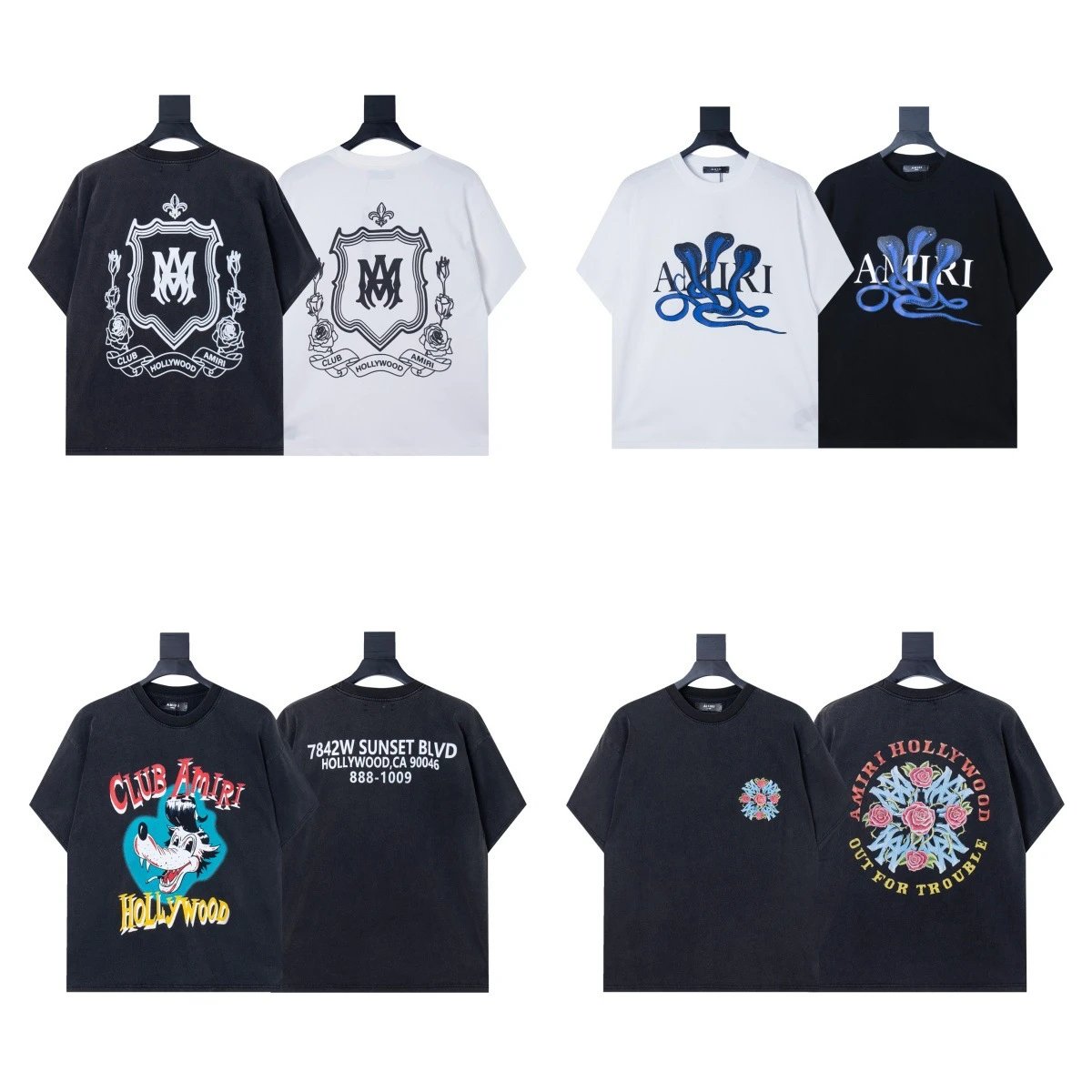 Amiri Pegasus Graphic T-Shirt Black - 3