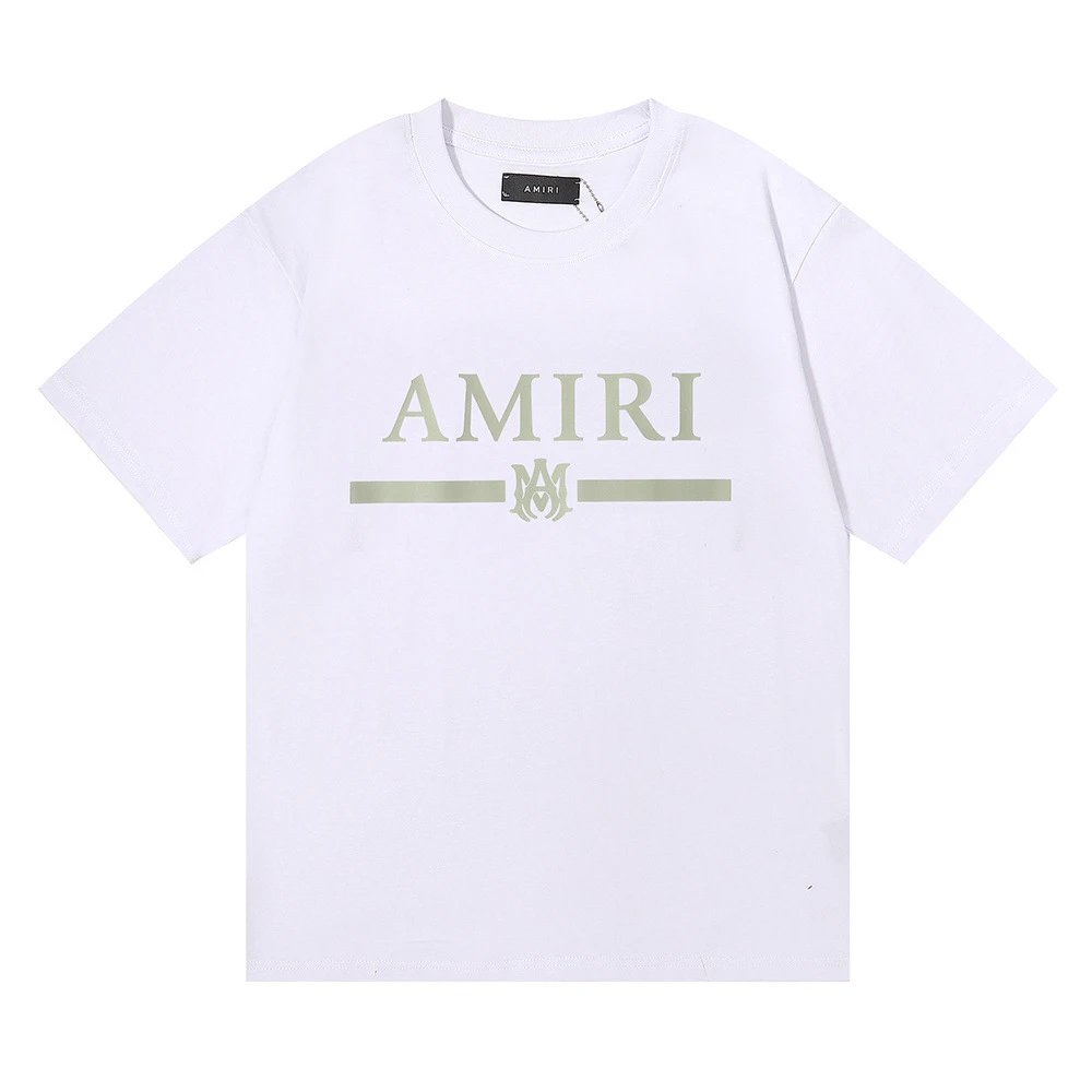 Amiri Palm Tree Crest White T-Shirt - 4
