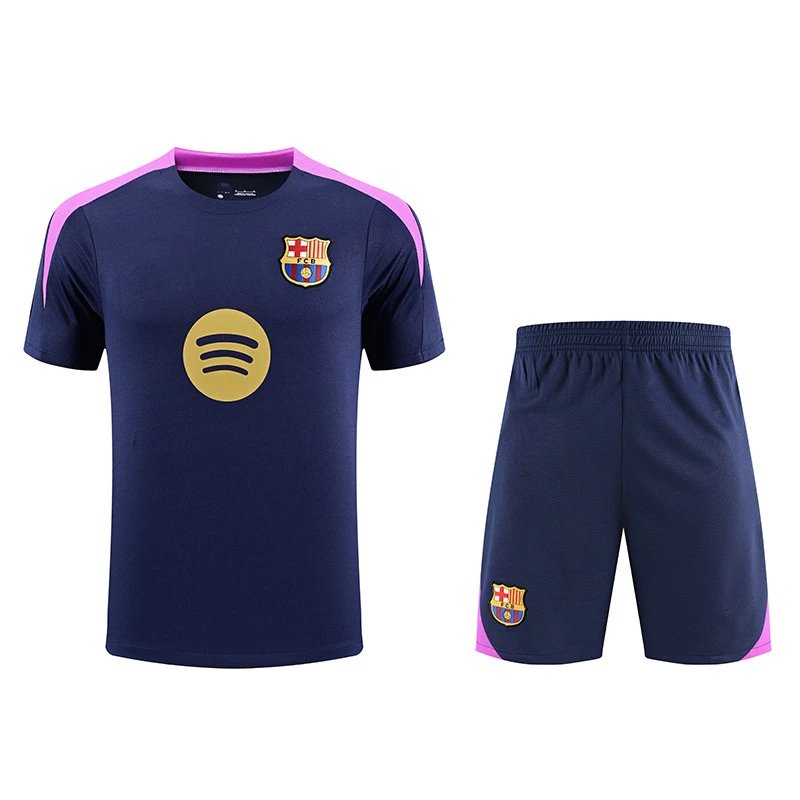 FC Barcelona x Spotify Training Kit Beige and Navy Activewear Set - 8