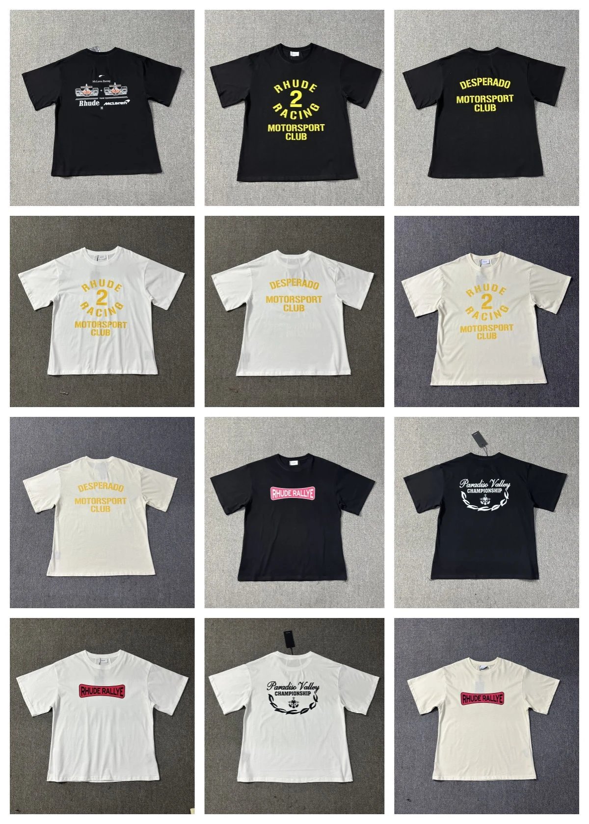 Rhude Mountain Sunrise White T-Shirt - 13