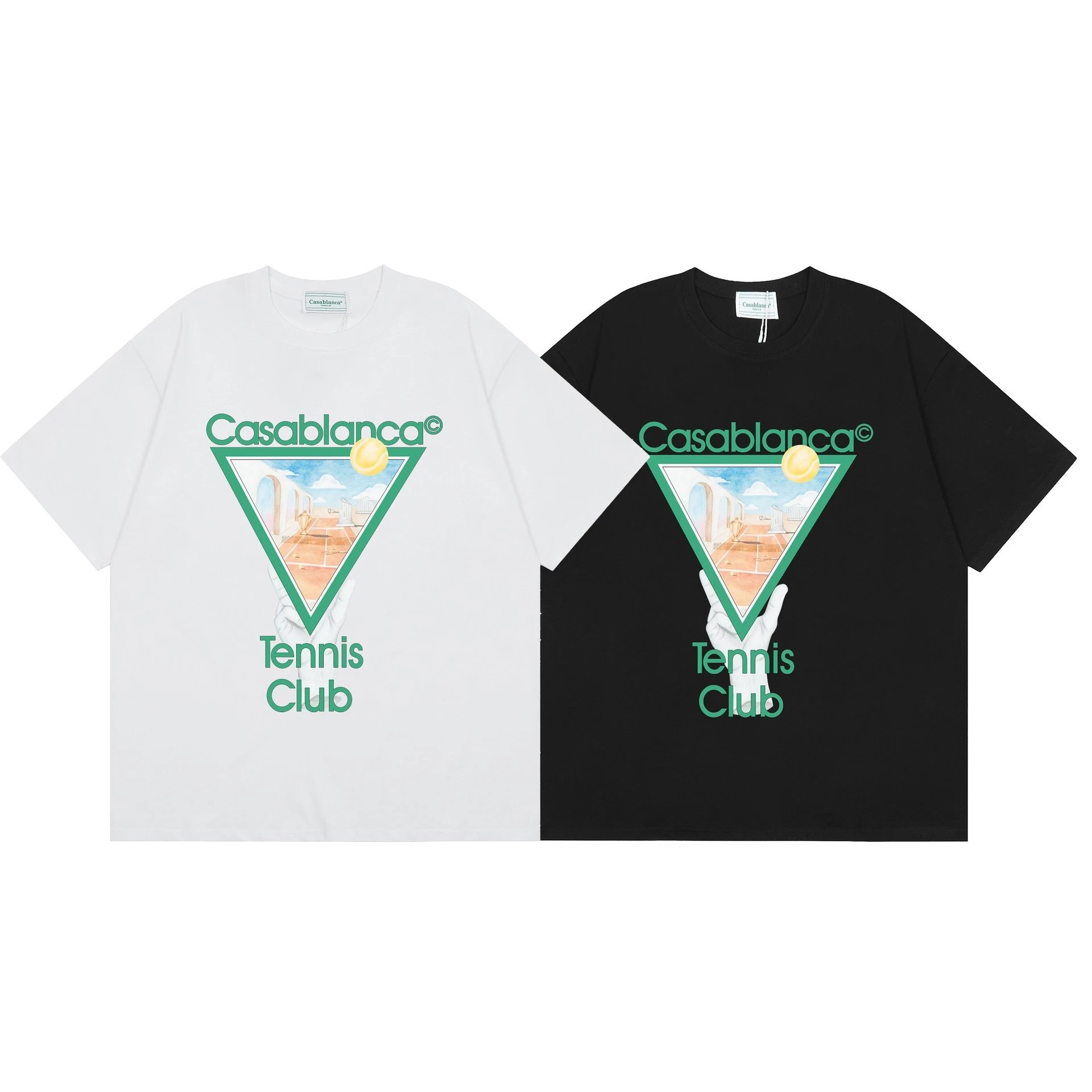 Casablanca Casa Blanca Pool Print White T-Shirt - 42