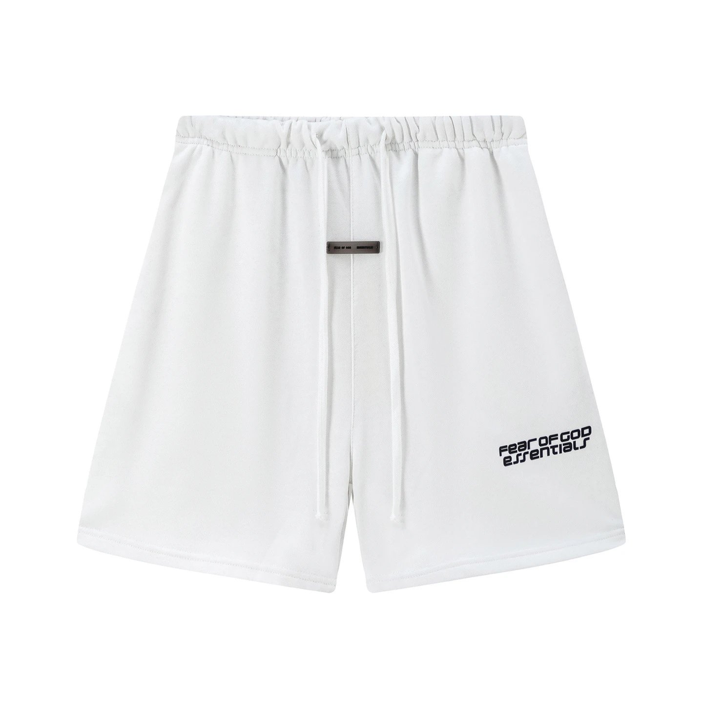 Fear of God Essentials Logo Print Oversized T-Shirt and Shorts Set White - 18
