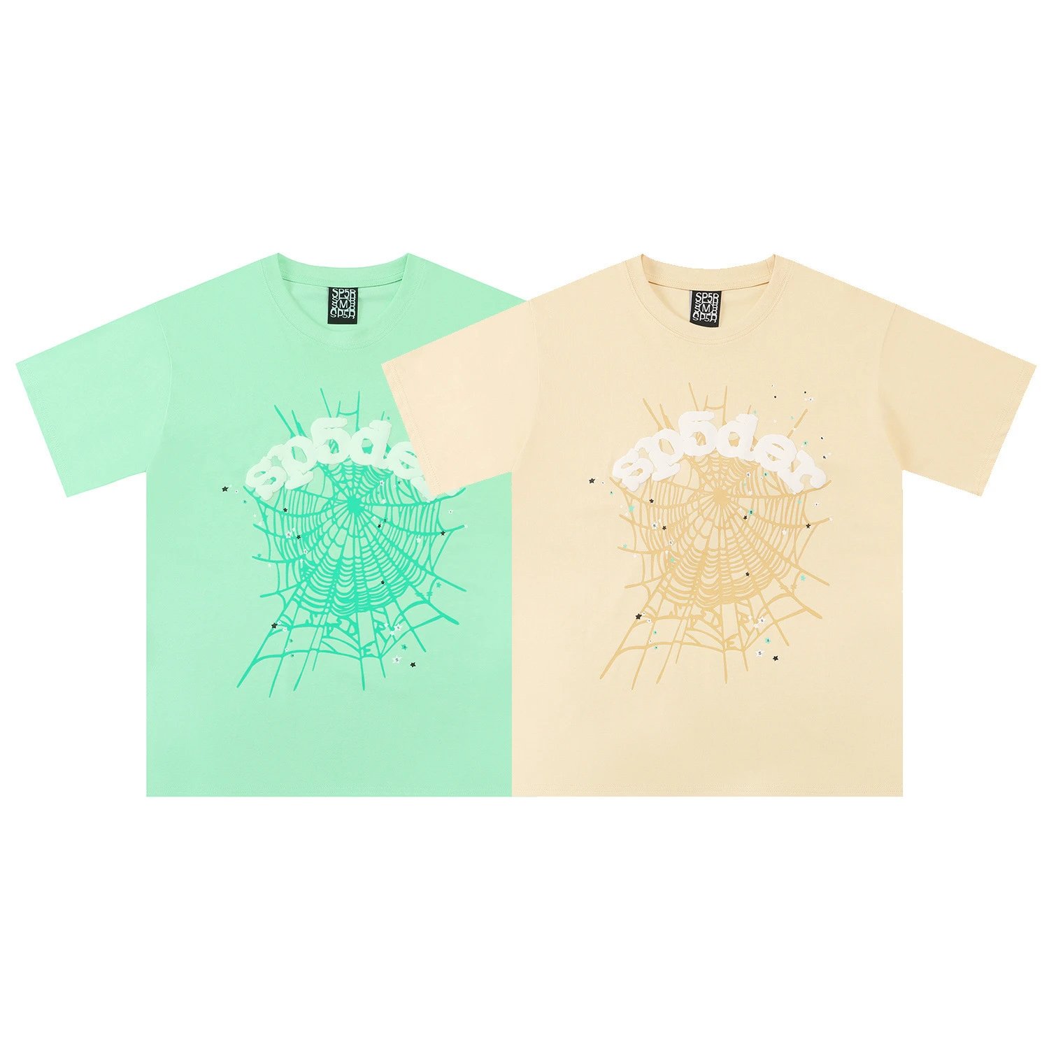 Spider! Spider Web 555 Graphic Black T-Shirt - 4