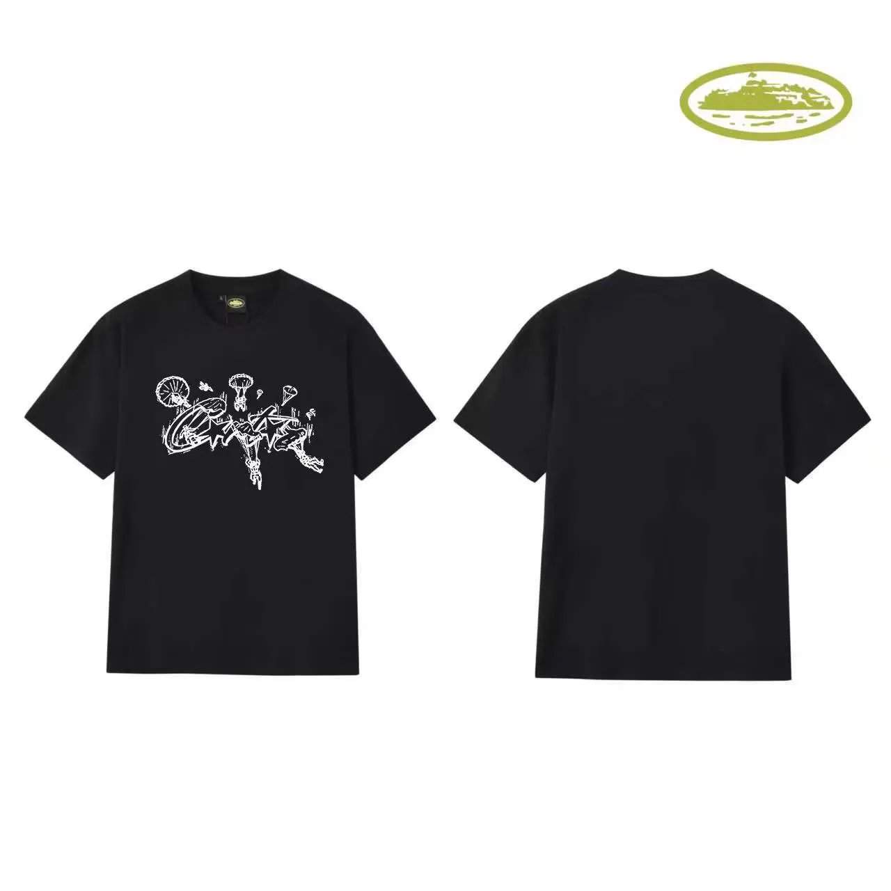 Design Cloud Burst Graphic T-Shirt White - 4
