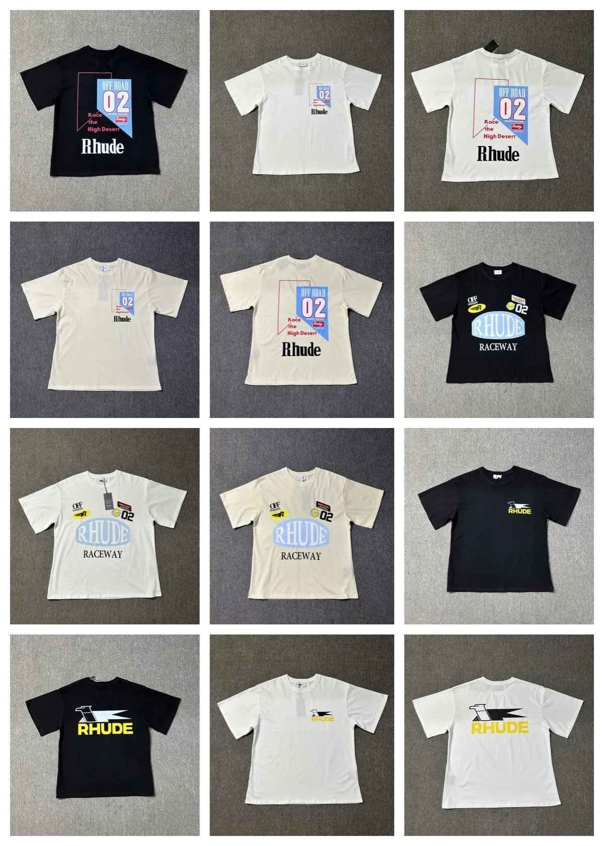 Rhude Mountain Sunrise White T-Shirt - 10