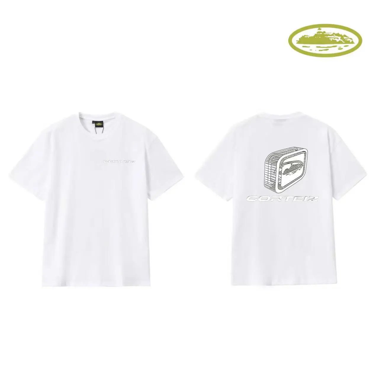 Design Cloud Burst Graphic T-Shirt White - 13