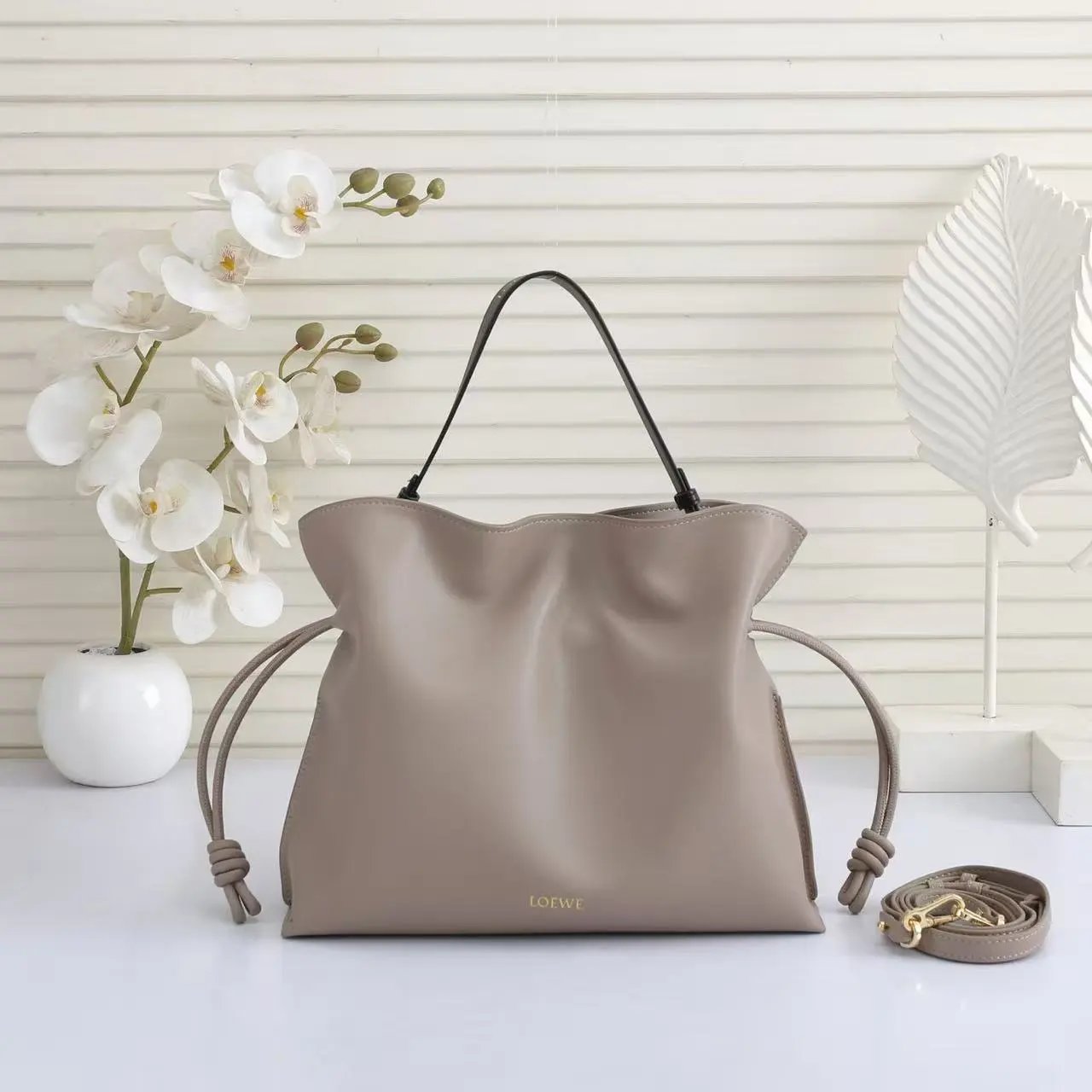 Loewe Hammock Bag Cognac Leather Handbag - 8