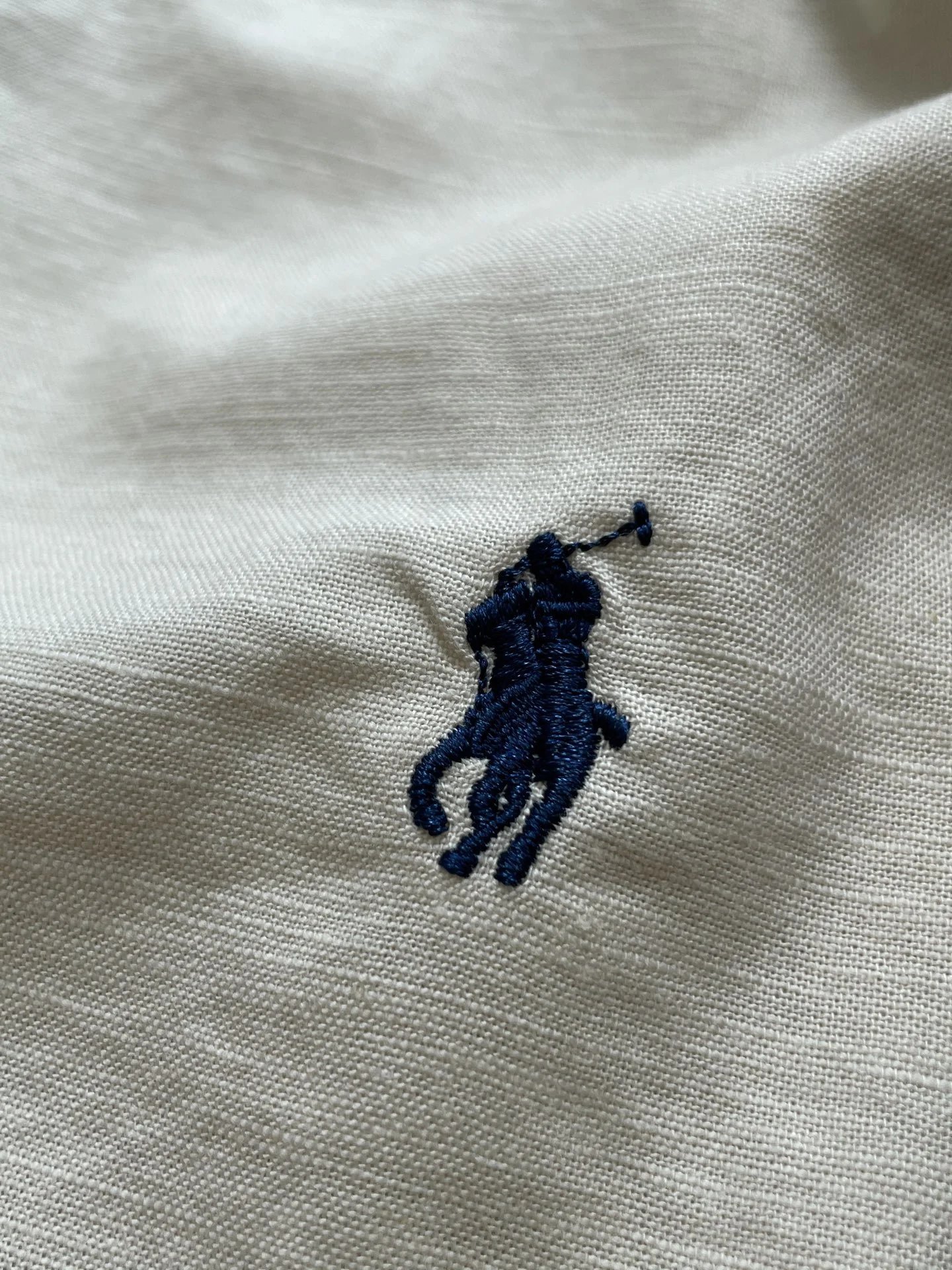 Polo Ralph Lauren Mandarin Collar Shirt Navy Blue - 20