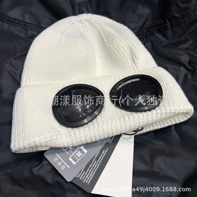 C.P. Company Hats Rib-knit goggle beanie product detail image 6