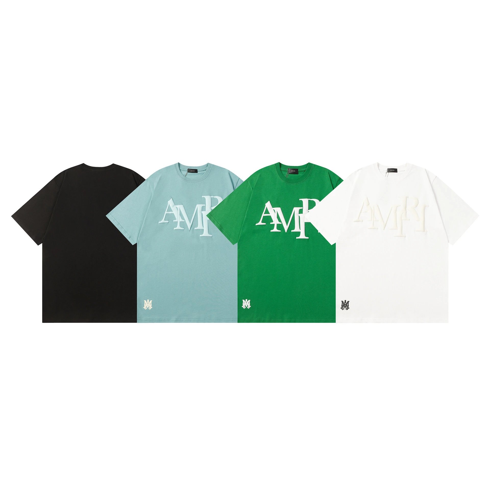 Amiri Botanical Print Black Oversized T-Shirt - 8