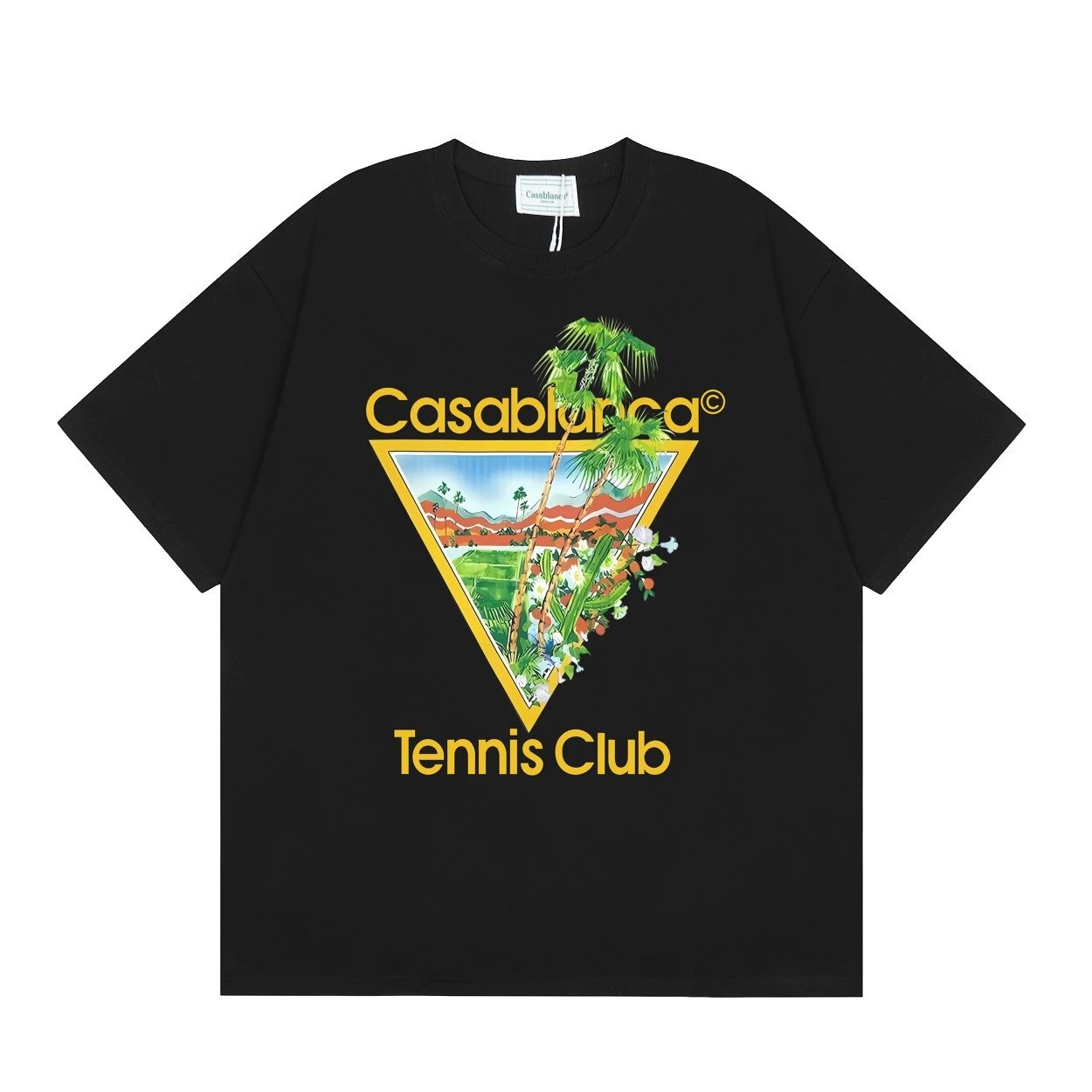 Casablanca Casa Blanca Pool Print White T-Shirt - 3