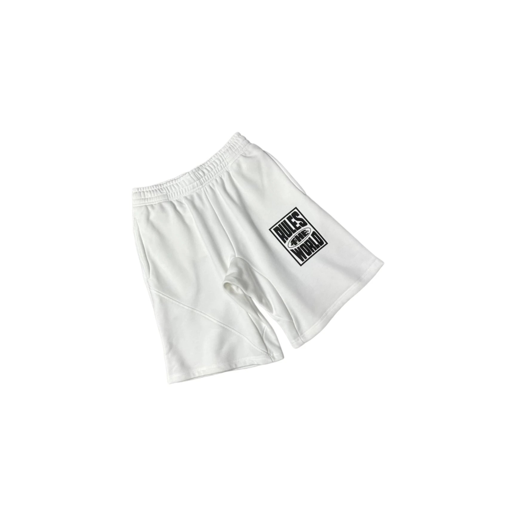 Design Rules The World Graphic Print Sweat Shorts Gray Shorts - 6