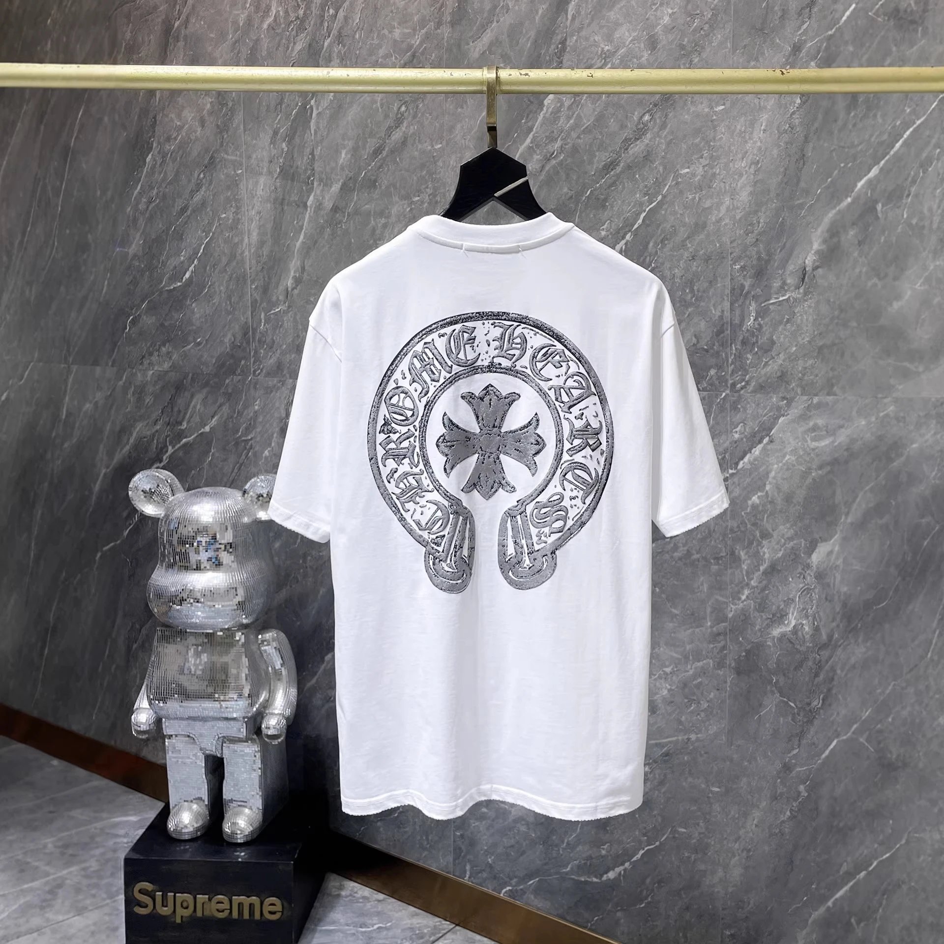 Chrome Hearts T-Shirts Embroidered Cross Graphic image 4