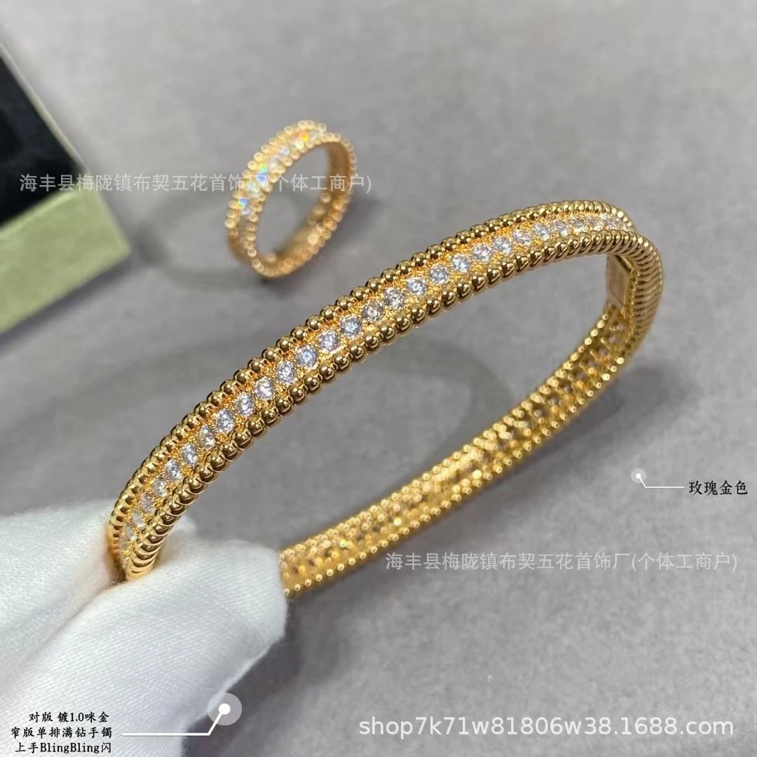 Design Crystal-Embellished Bangle Bracelet Silver Jewelry - 5