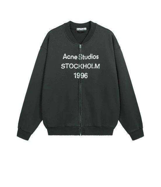 Acne Studios Stockholm 1996 Black Zip-Up Jacket Outerwear Jacket - 9