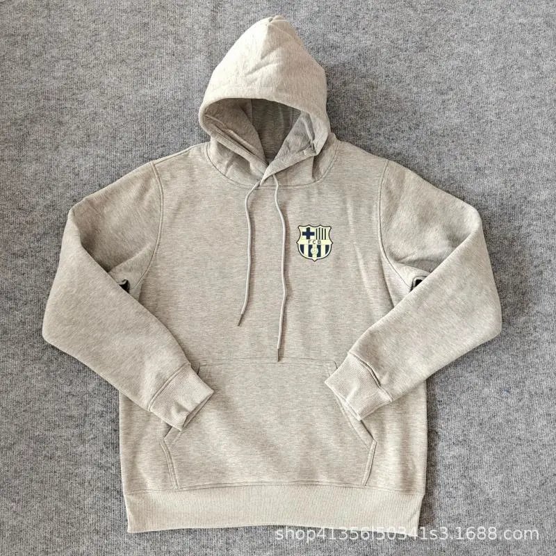 AC Milan Embroidered Hoodie Navy - 11