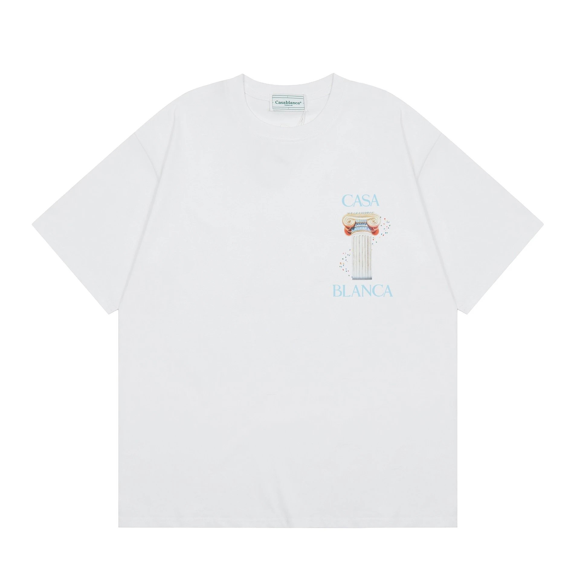 Casablanca Casa Blanca Pool Print White T-Shirt - 49