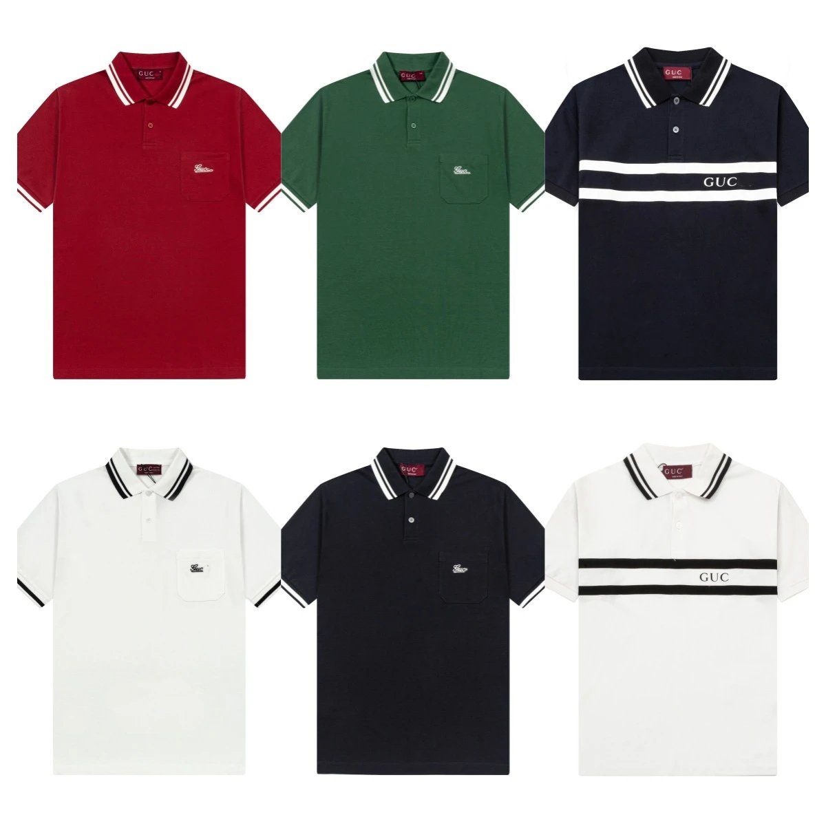 Gucci Web Stripe Polo White Polo Shirt - 4