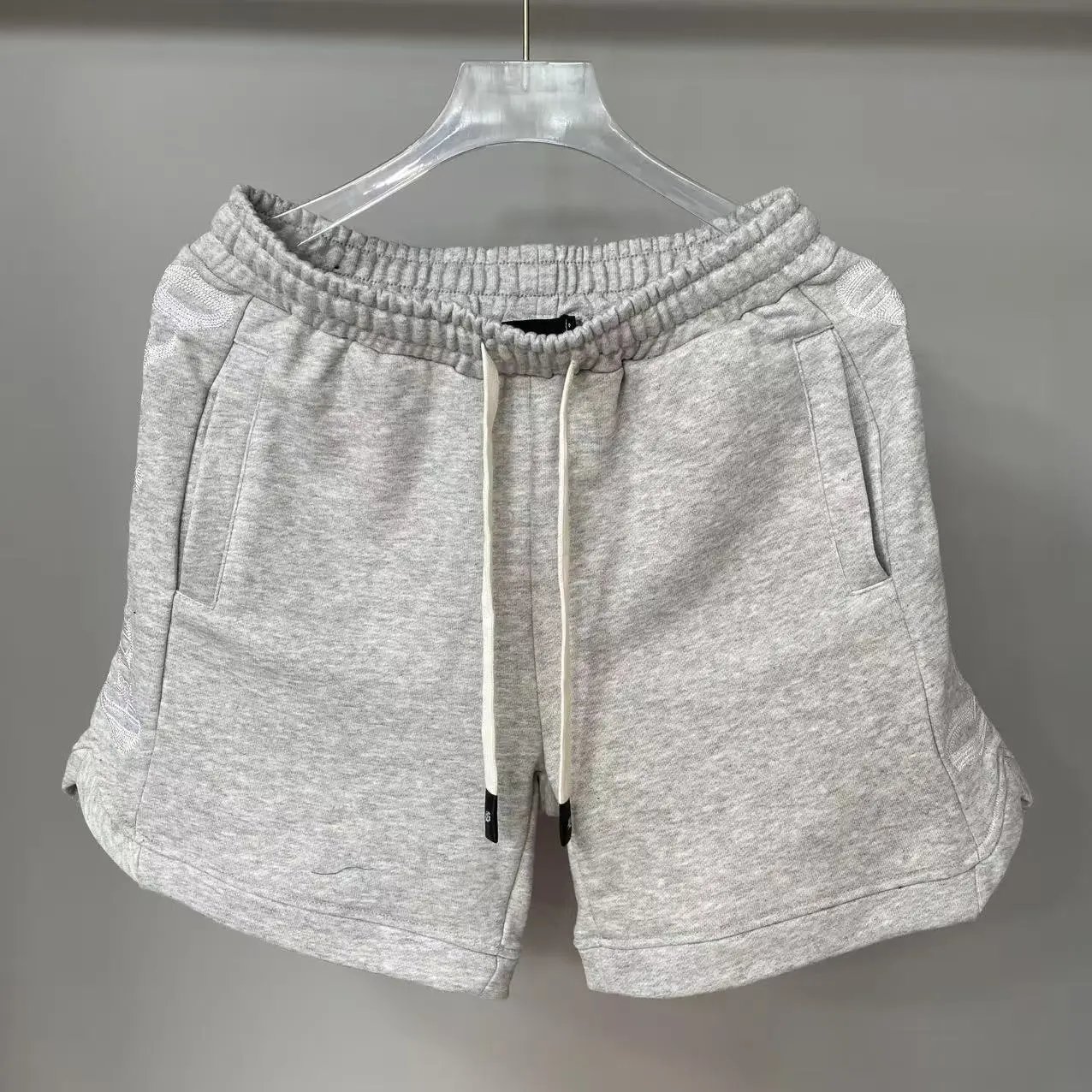 GOOD BRAND Goods Logo-Print Drawstring Waist Shorts Burgundy Shorts - 12