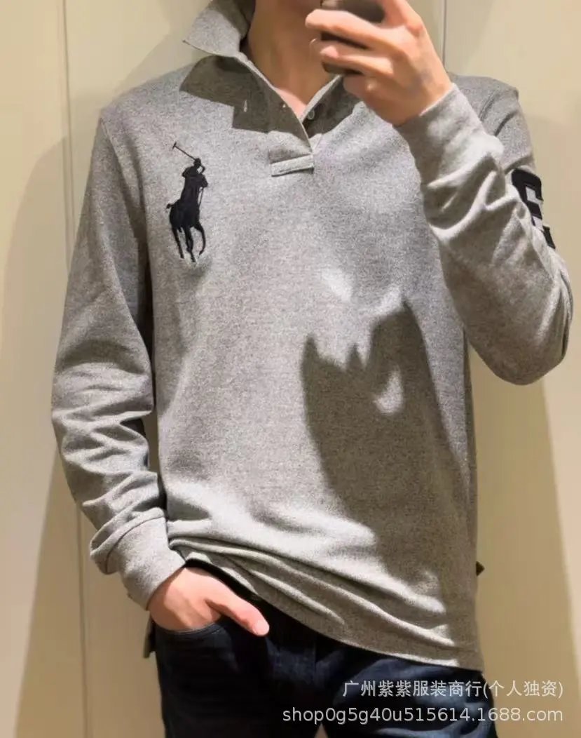 Polo Ralph Lauren Big Pony Long Sleeve Polo White Tops Polo - 26