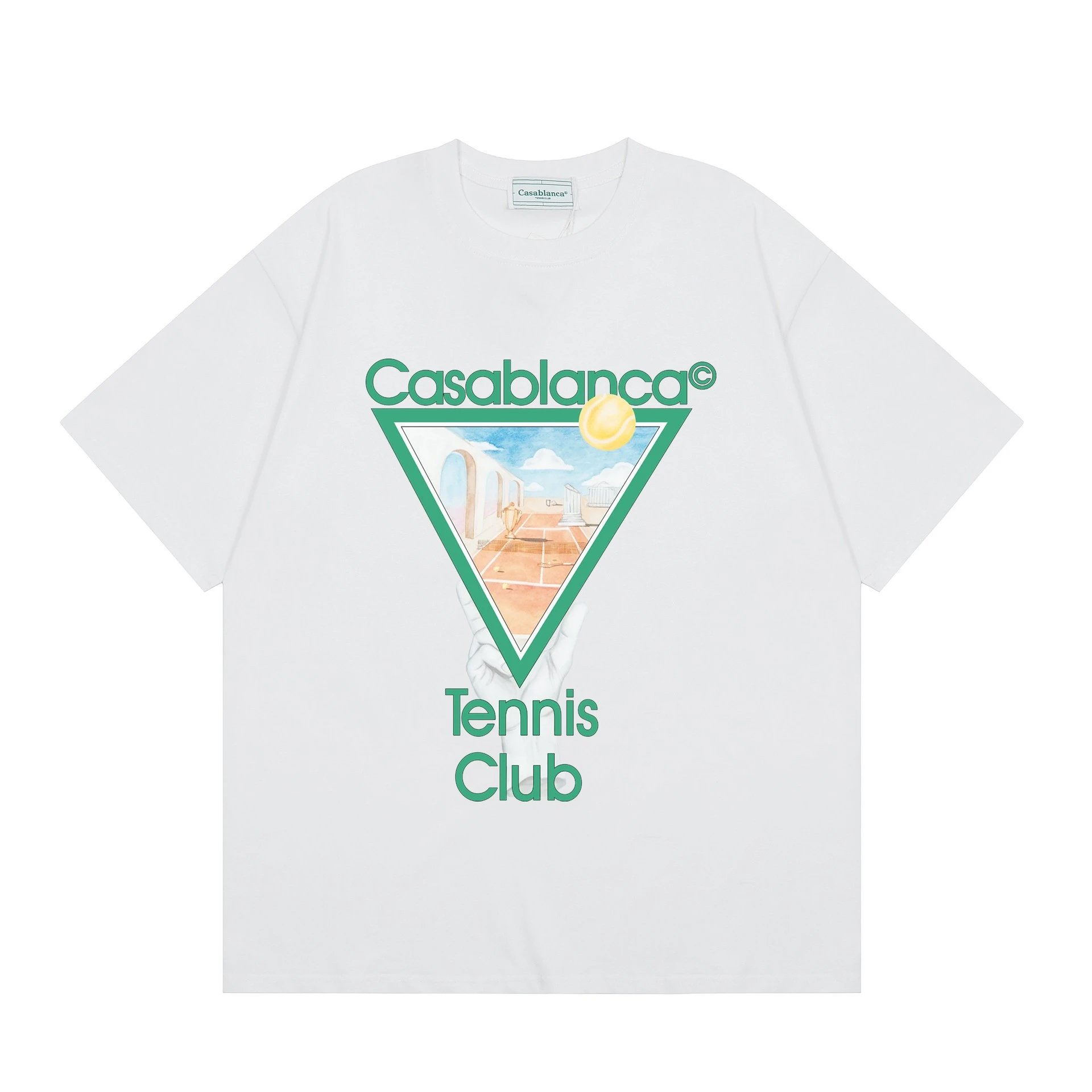Casablanca Casa Blanca Pool Print White T-Shirt - 44