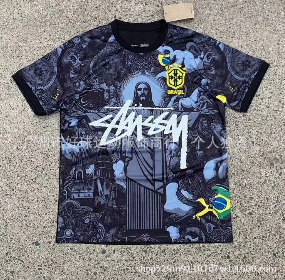 Puma x Stussy Portugal National Team Away Jersey Black - 24
