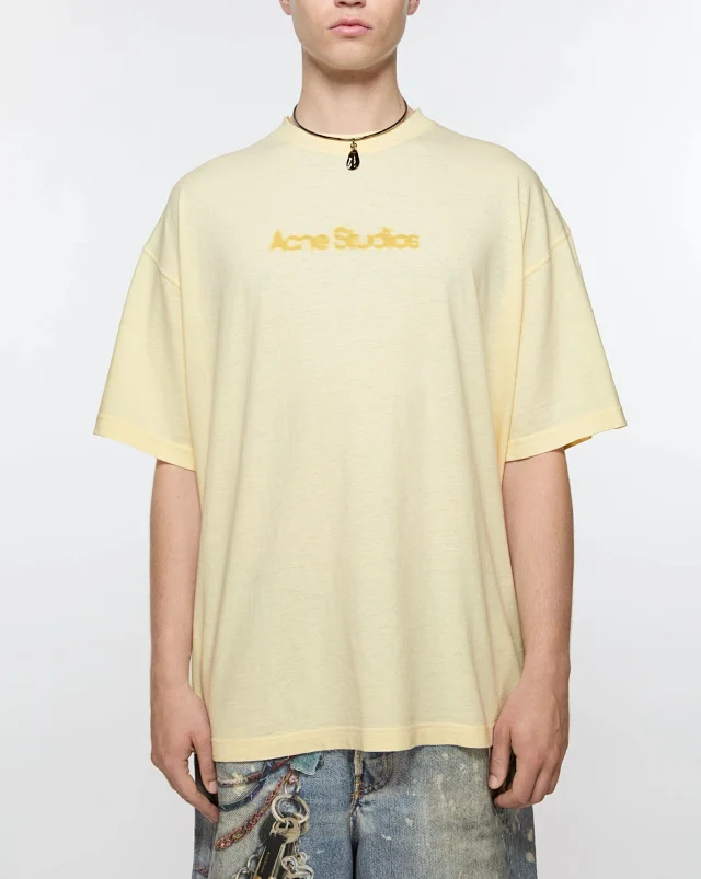 Acne Studios T-Shirts Embroidered Logo product detail image 5