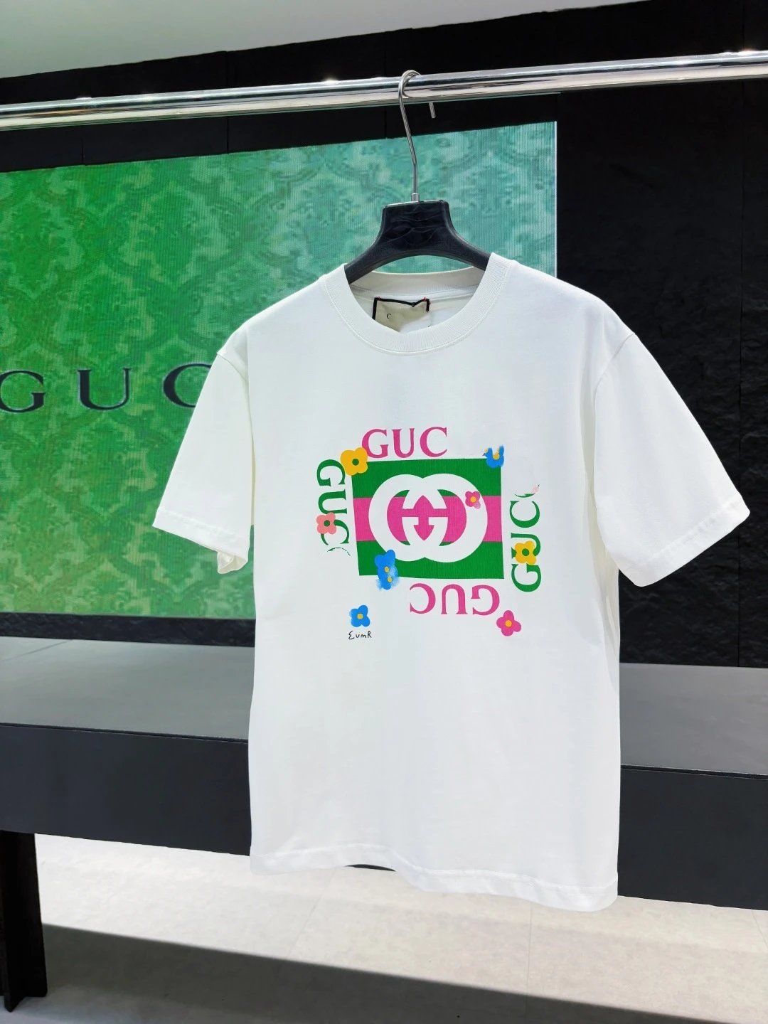 Gucci Crab Print Graphic T-Shirt Off-White - 11