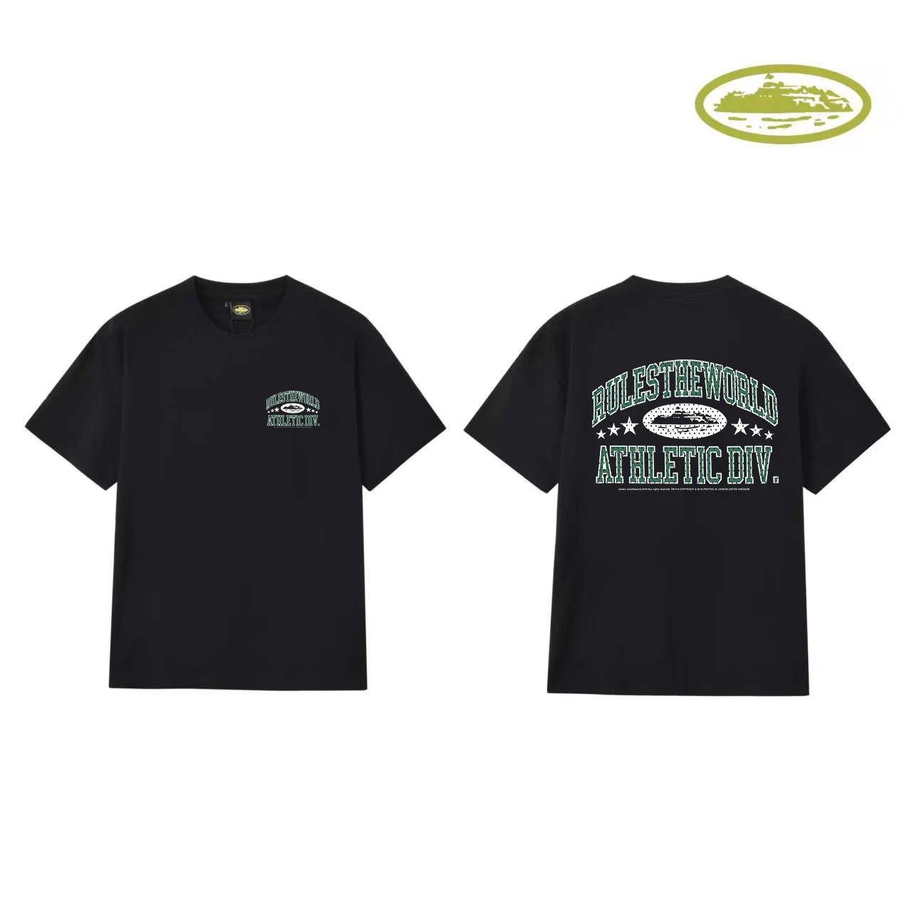 Corteiz Rules The World Black T-Shirt - 10