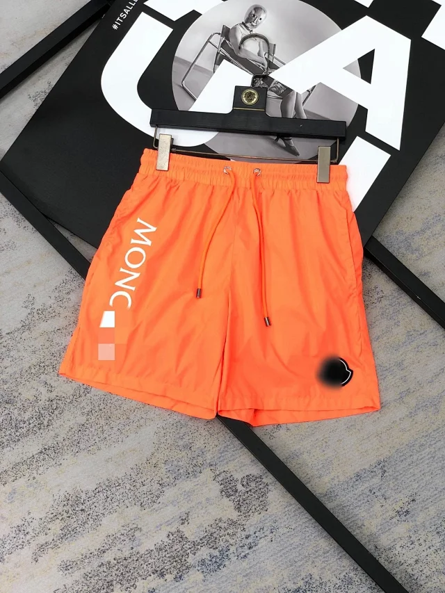 Moncler Shorts M241 drawstring logo product detail image 8