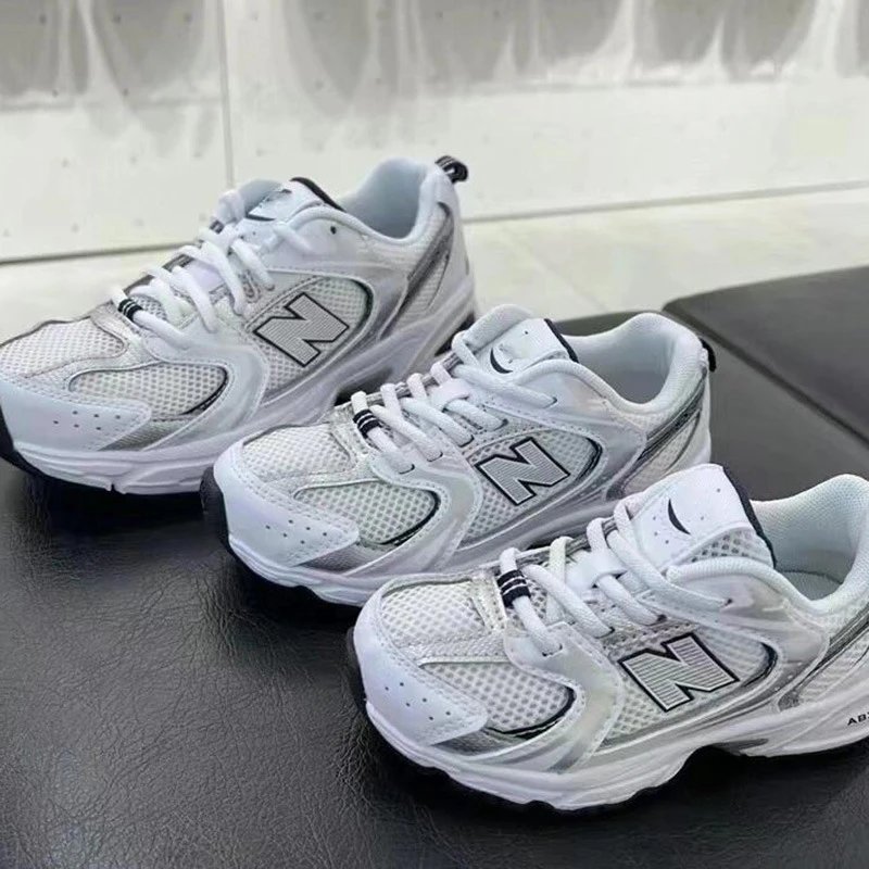 New Balance 530 Gray White Sneakers Running Shoes - 9