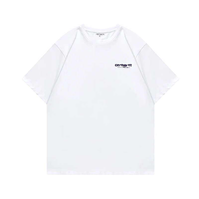 Carhartt Work In Progress Stacked Logo Graphic T-Shirt White - 6