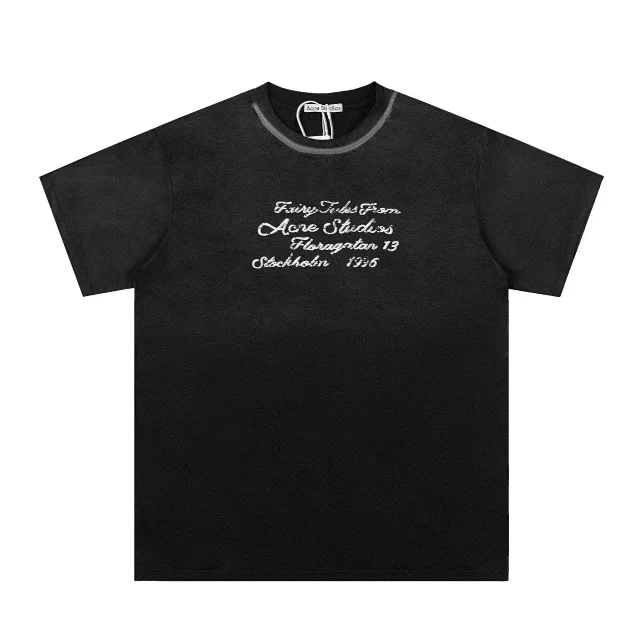 Acne Studios T-Shirts Embroidered Logo product detail image 32