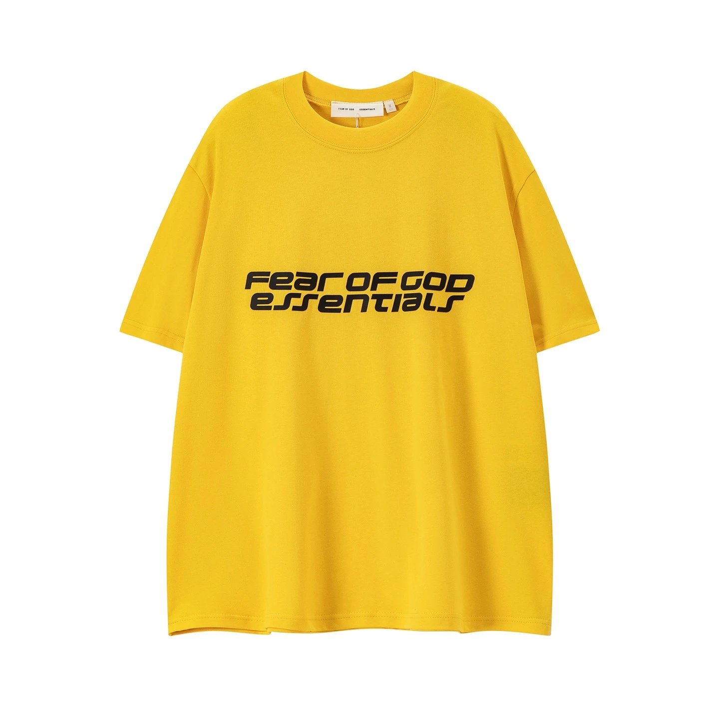 Fear of God Essentials Logo Print Oversized T-Shirt and Shorts Set White - 6