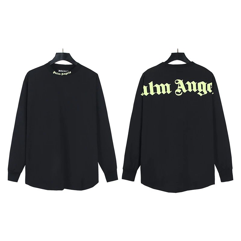 Palm Angels Logo Print White T-Shirt - 42