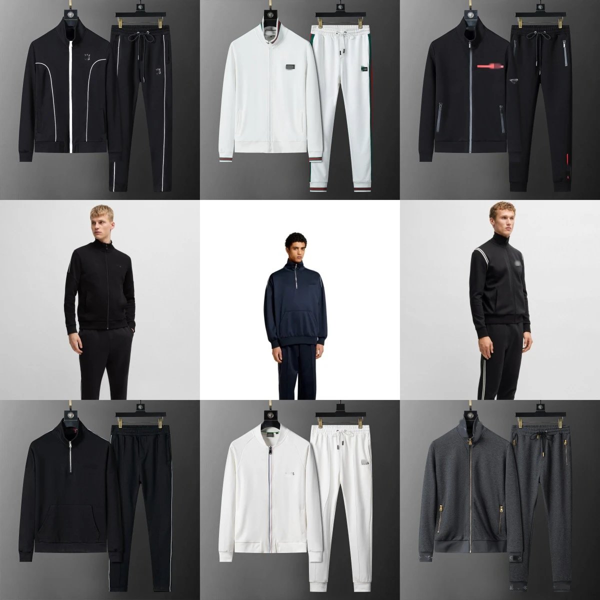 Track Suit Set Black