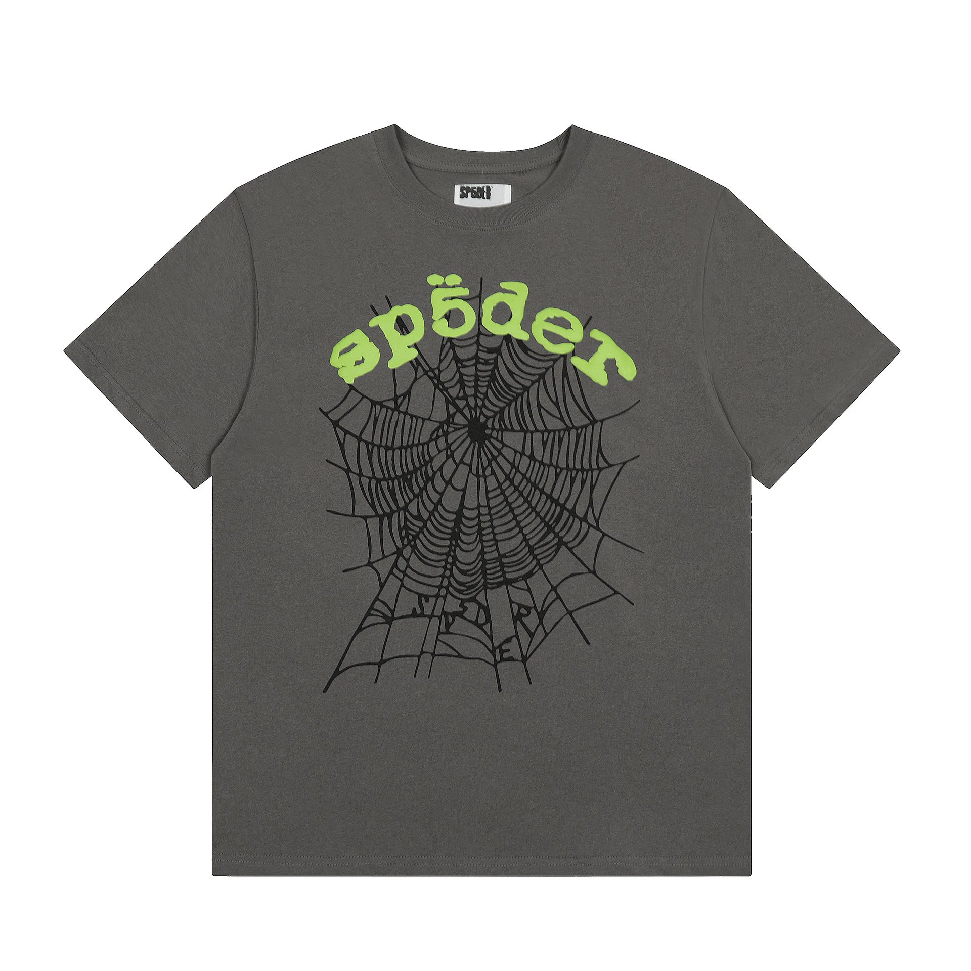SP5DER Spider 5 Logo Blue T-Shirt - 4