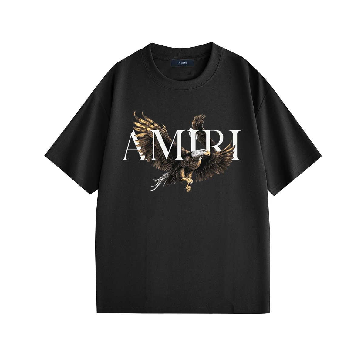 Amiri Dove Graphic Print Black T-Shirt - 8
