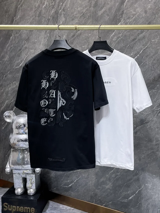 Chrome Hearts T-Shirts Embroidered Cross Graphic product detail image 1
