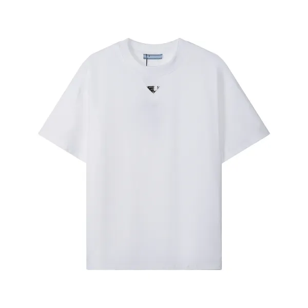 Prada Triangle Logo Black T-Shirt - 17