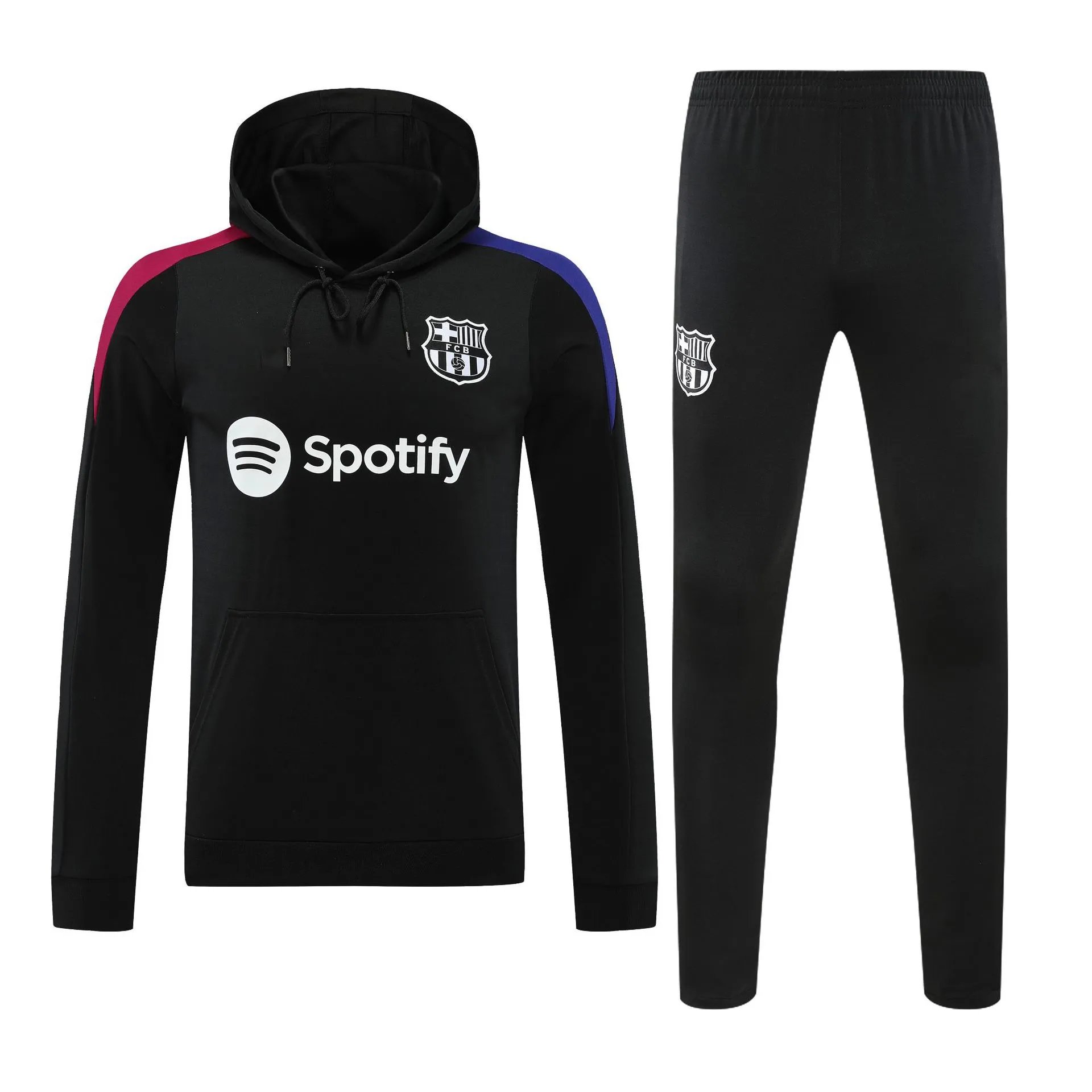 AFA Argentina National Team Training Hoodie and Sweatpants Set Light Blue / Navy Tracksuit - 10