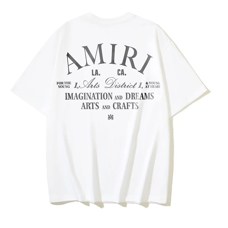 Design 'The Spirit of California' Graphic Print Oversized T-Shirt White - 35
