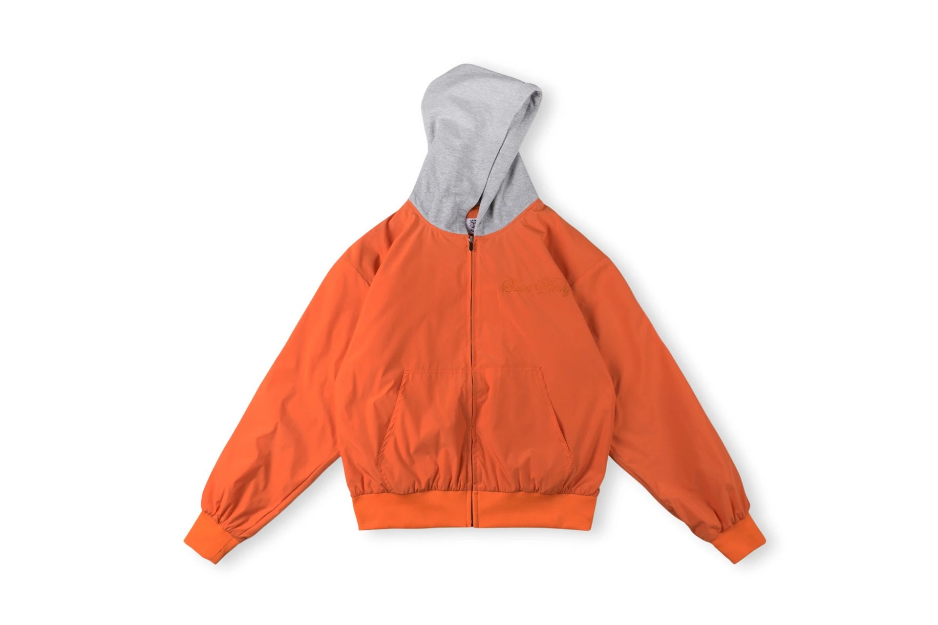 Design Saint Vanity Camo Hooded Windbreaker Jacket Outerwear - 7