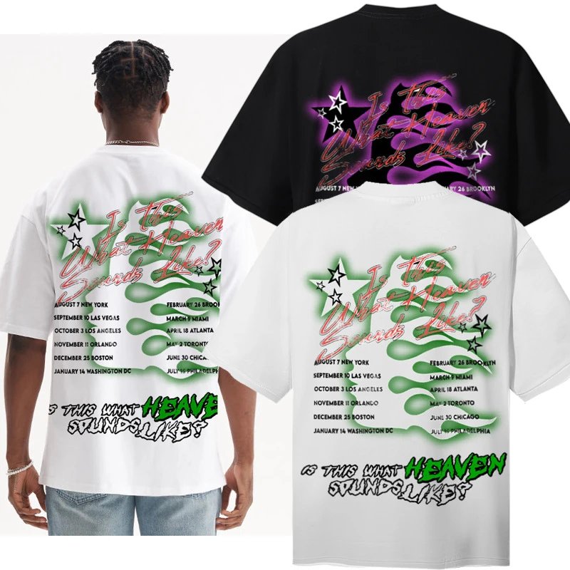 Hellstar Racing Graphic Print White T-Shirt - 3