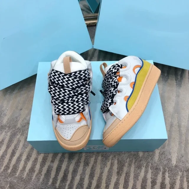 Lanvin Sneakers Curb oversized-lace product detail image 11