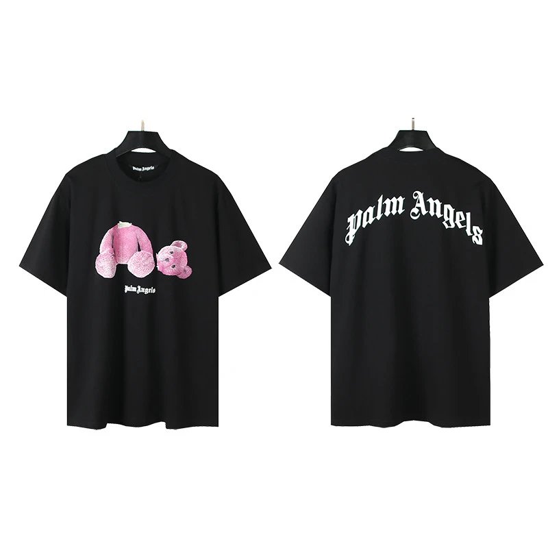 Palm Angels Logo Print White T-Shirt - 22