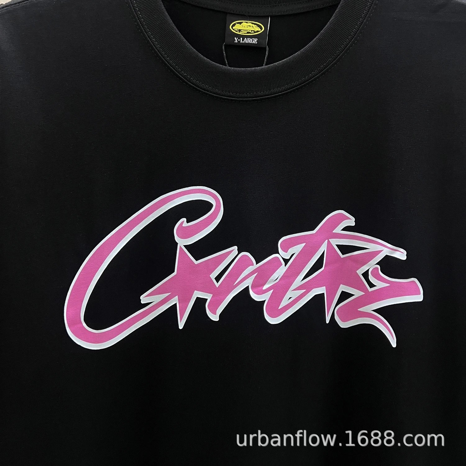 Design UFO Graphic Print Black T-Shirt - 32
